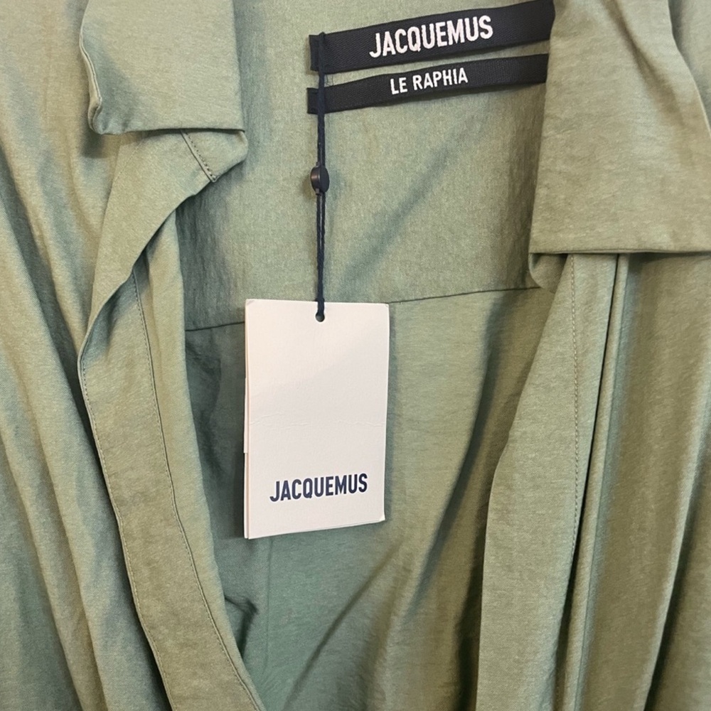 Jacquemus Green Asymmetrical Dress - Picture 5 of 6